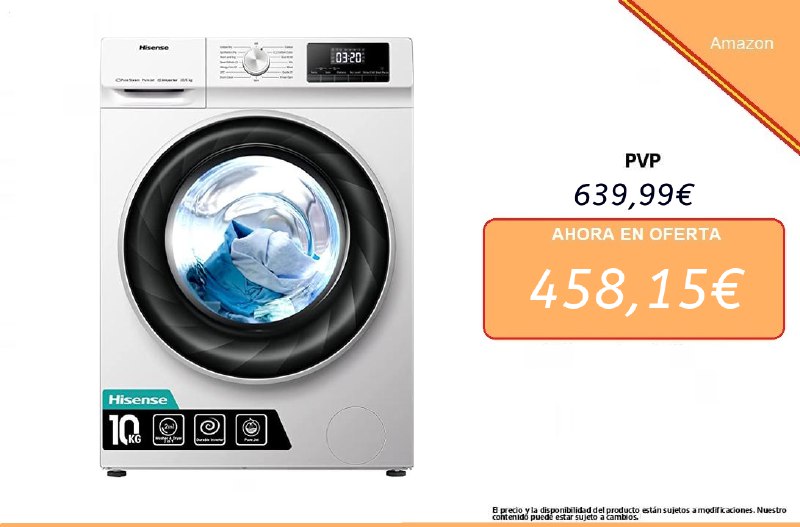 «¿Cansado de lavadoras baratas y de mala calidad? Descubre la potencia del motor inverter en la HISENSE WDQY1014EVJM a un precio increíble en Amazon ¡Solo por tiempo limitado! 🚀»
