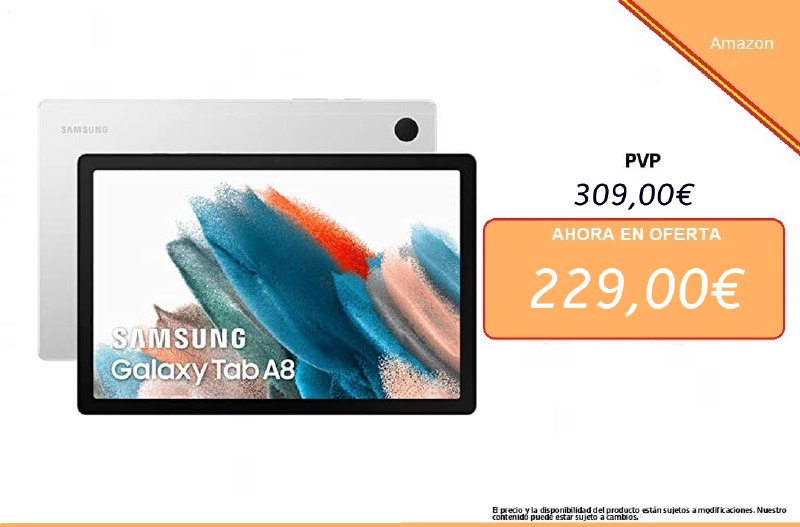 ¡Innova tu mundo con la Samsung Galaxy Tab A8 a un precio impresionante! 👀🎉 Descubre más en Amazon.