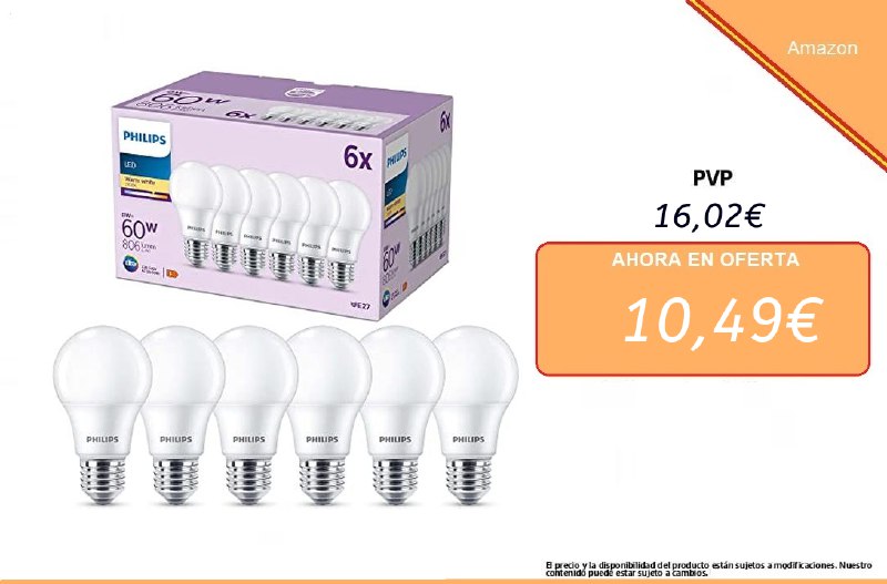 Chollos Hoy|¡Ilumina tus espacios con Philips LED por solo 10,49€! 🌟