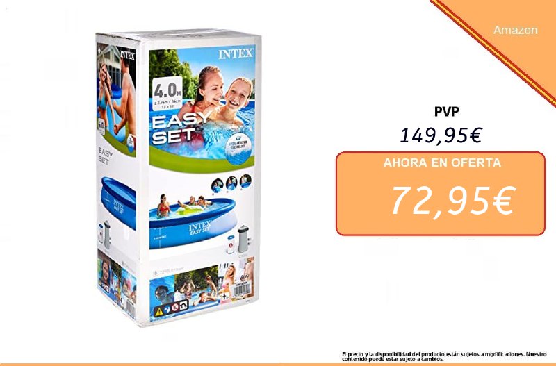 «Consigue el verano perfecto con Intex 28142NP: ¡Solo por 72,95€ en Amazon!»